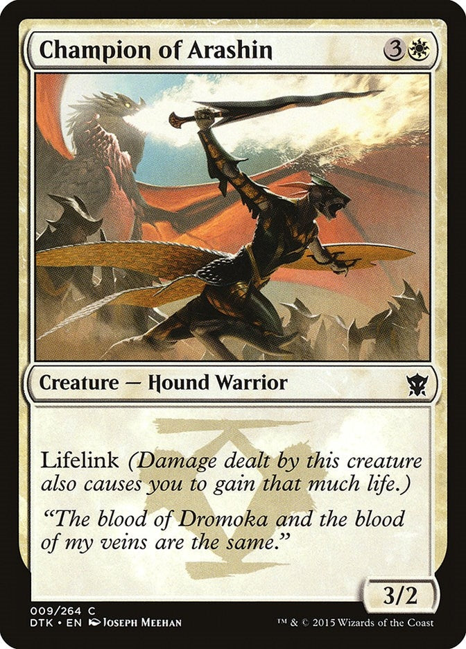 Champion of Arashin (9) [DTK] - MTG Single