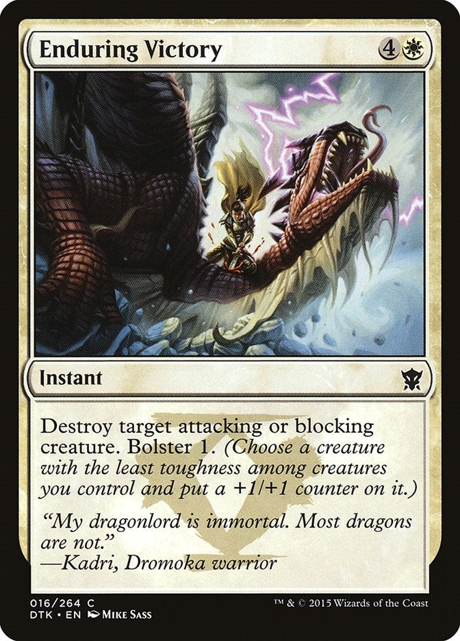 Enduring Victory (16) [DTK] - MTG Single