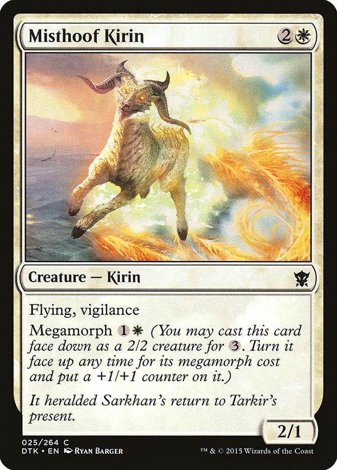Misthoof Kirin (25) [DTK] - MTG Single