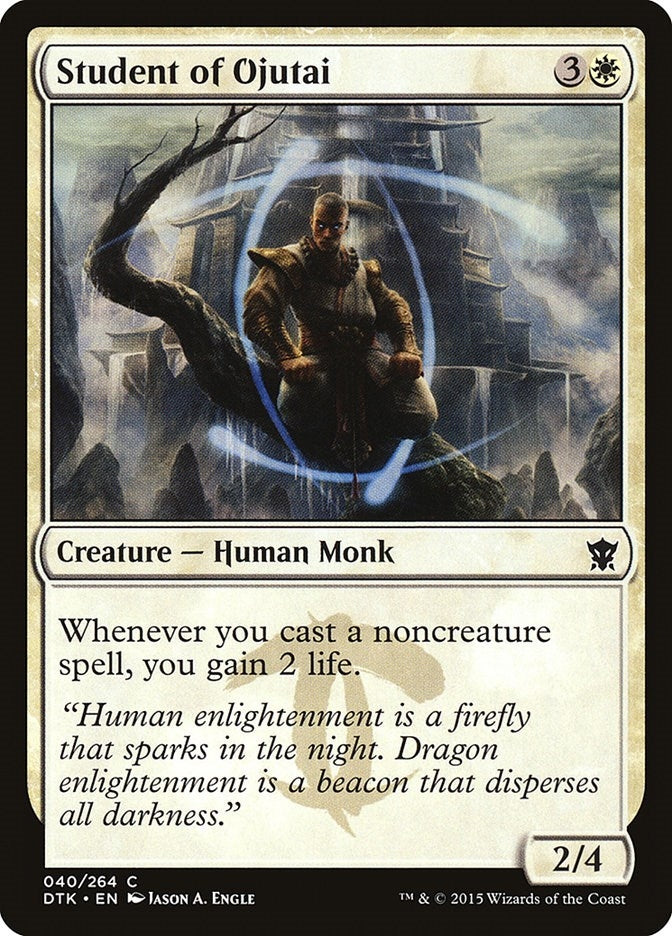 Student of Ojutai (40) [DTK] - MTG Single