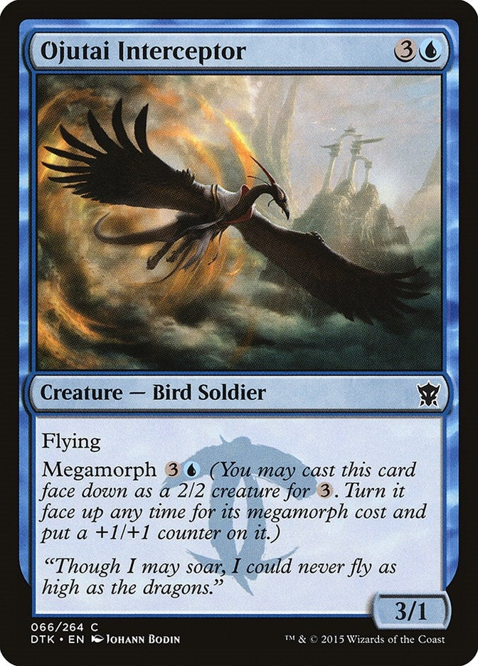 Ojutai Interceptor (66) [DTK] - MTG Single