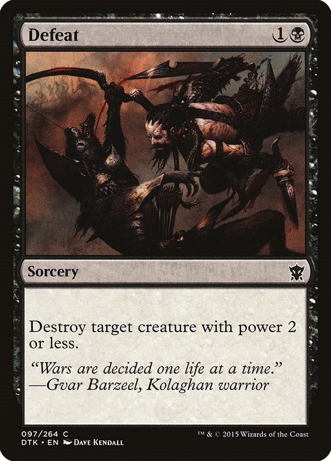 Defeat (97) [DTK] - MTG Single