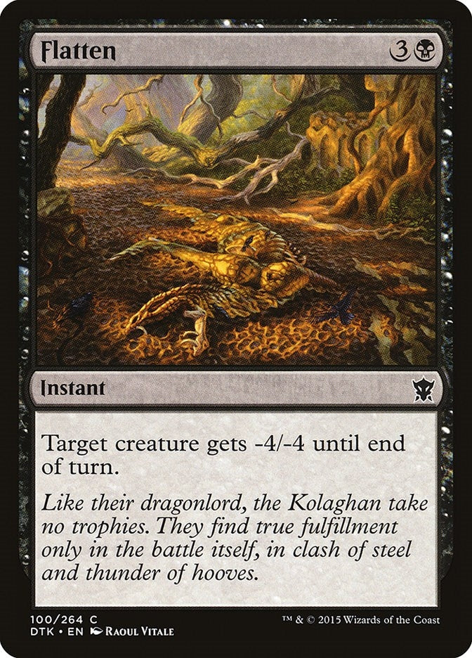 Flatten (100) [DTK] - MTG Single
