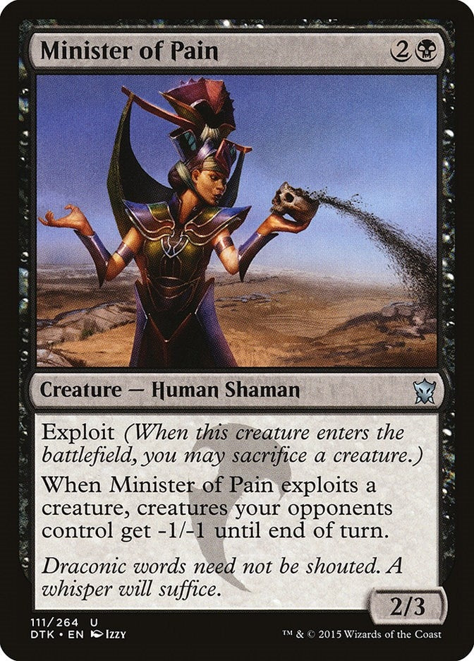Minister of Pain (111) [DTK] - MTG Single