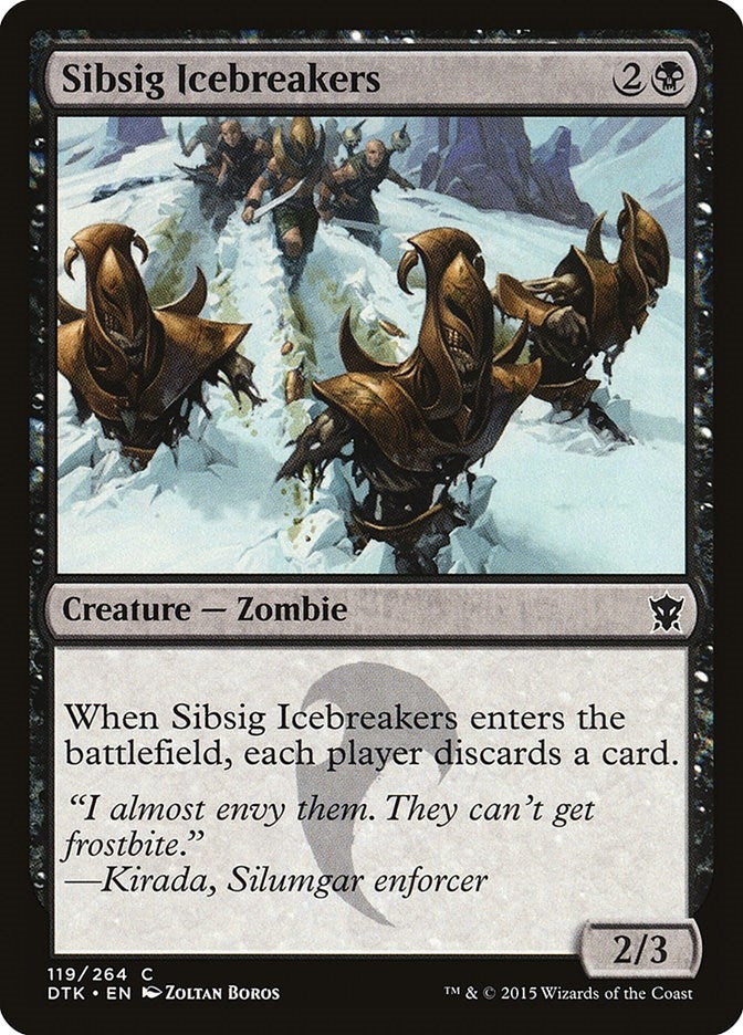 Sibsig Icebreakers (119) [DTK] - MTG Single