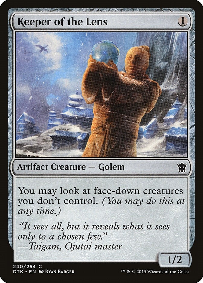 Keeper of the Lens (240) [DTK] - MTG Single