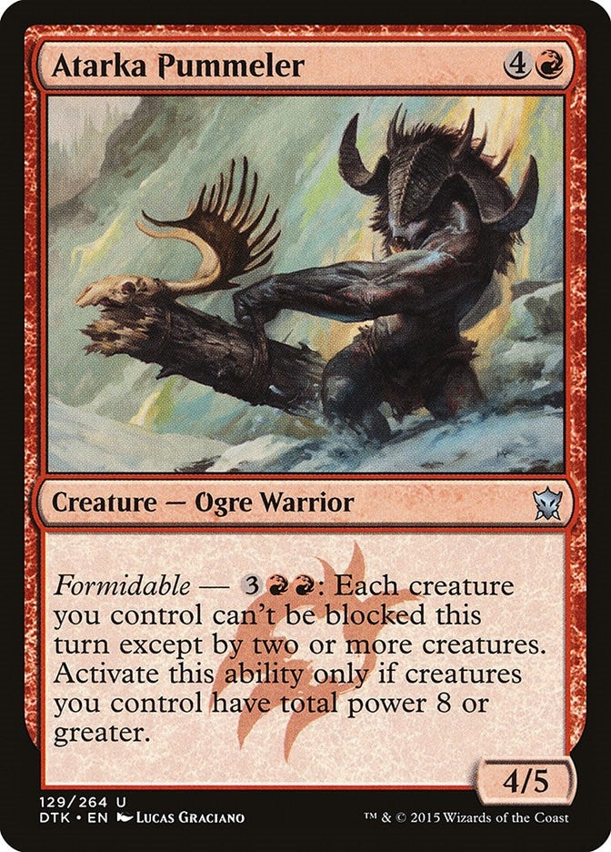 Atarka Pummeler (129) [DTK] - MTG Single