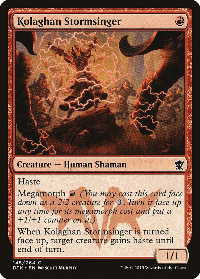 Kolaghan Stormsinger (145) [DTK] - MTG Single