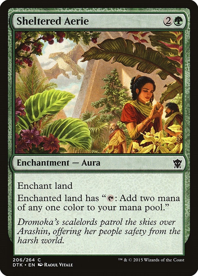 Sheltered Aerie (206) [DTK] - MTG Single