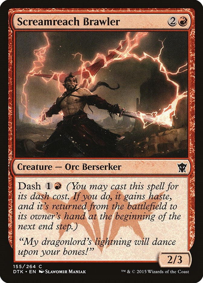 Screamreach Brawler (155) [DTK] - MTG Single