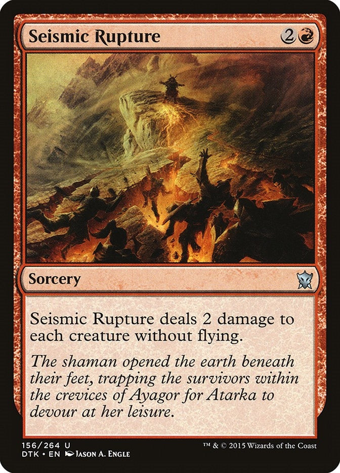 Seismic Rupture (156) [DTK] - MTG Single