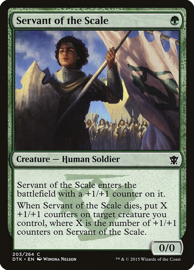 Servant of the Scale (203) [DTK] - MTG Single