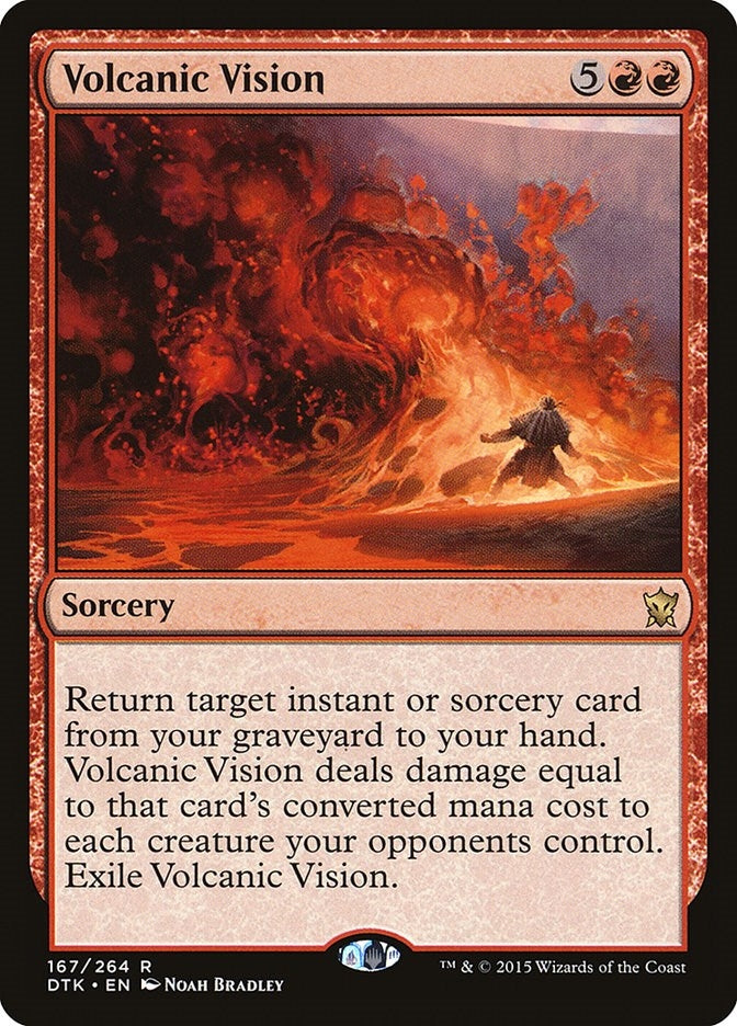 Volcanic Vision (167) [DTK] - MTG Single