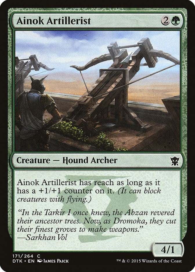 Ainok Artillerist (171) [DTK] - MTG Single