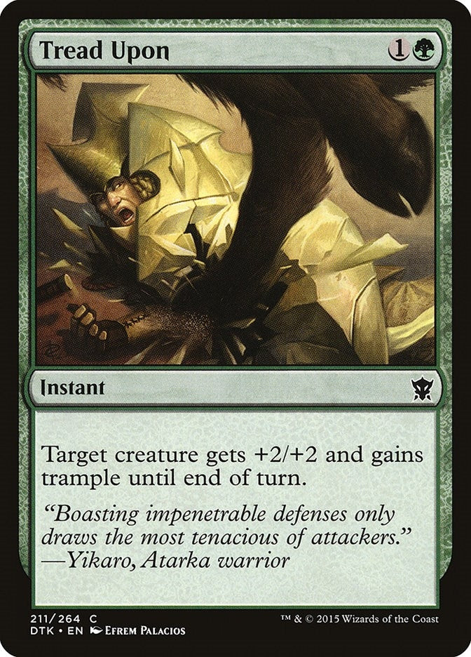 Tread Upon (211) [DTK] - MTG Single