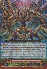 Interdimensional Dragon Chronoscommand Dragon (1001) [G-BT01] - Cardfight Vanguard Single