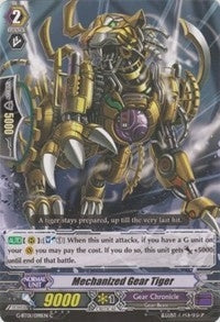Mechanized Gear Tiger (1098) [G-BT01] - Cardfight Vanguard Single