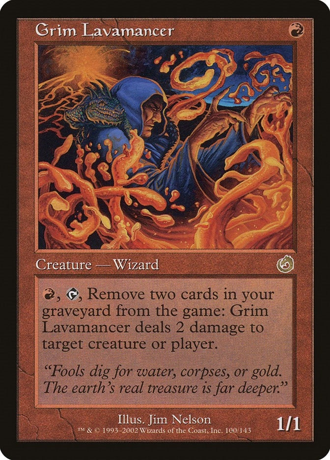 Grim Lavamancer (100) [TOR] - MTG Single