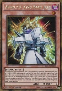 Absolute King Back Jack (2002) (PGL2) - YuGiOh Single