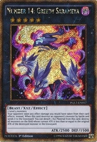 Number 14: Greedy Sarameya (2017) (PGL2) - YuGiOh Single