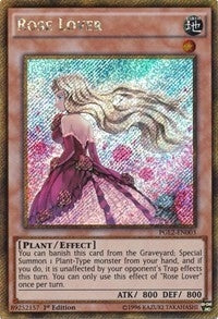 Rose Lover (2003) (PGL2) - YuGiOh Single