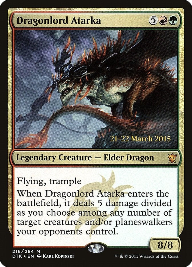 Dragonlord Atarka (216) [PRE] - MTG Single