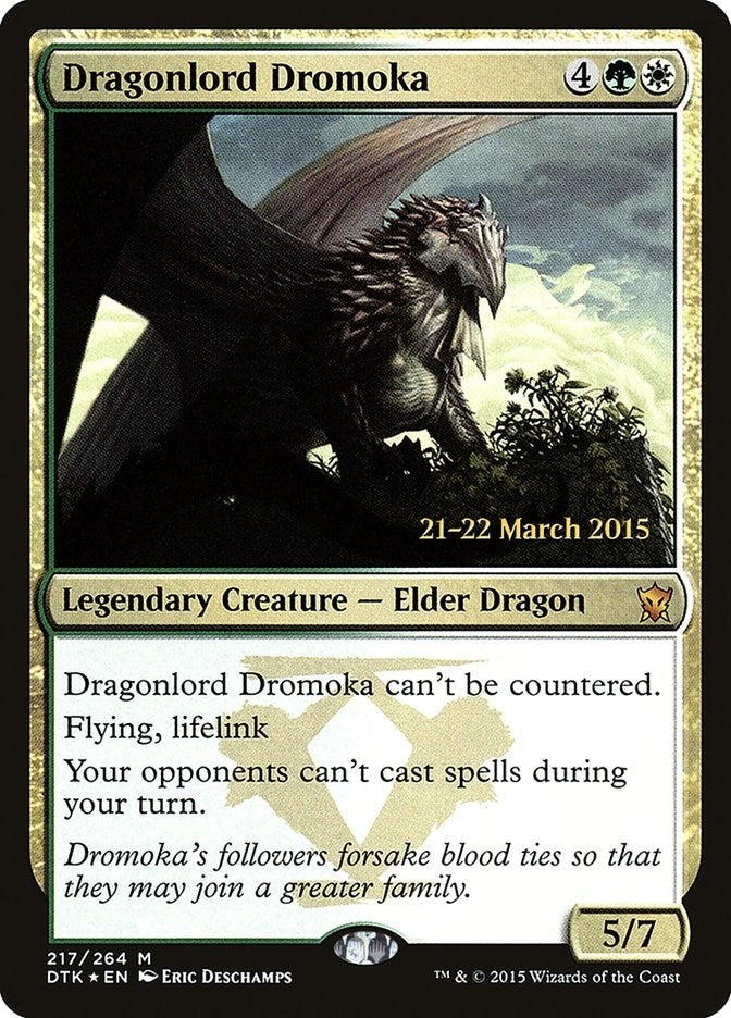 Dragonlord Dromoka (217) [PRE] - MTG Single