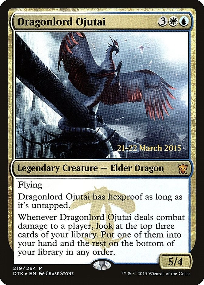 Dragonlord Ojutai (219) [PRE] - MTG Single