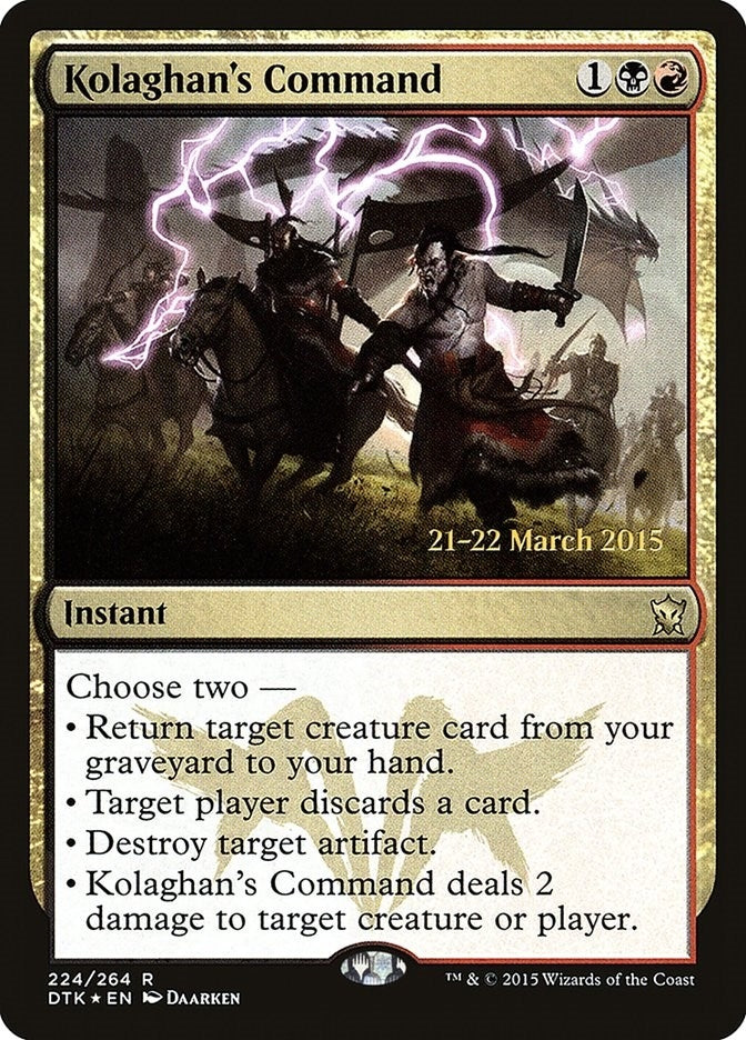 Kolaghan’s Command (224) [PRE] - MTG Single