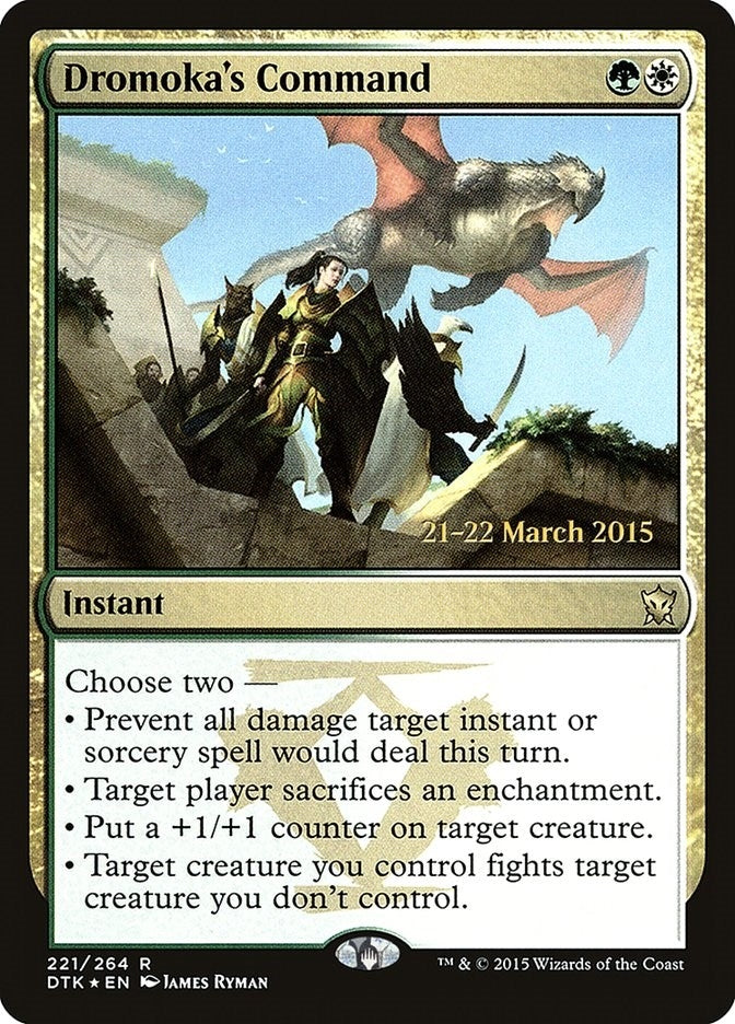 Dromoka’s Command (221) [PRE] - MTG Single
