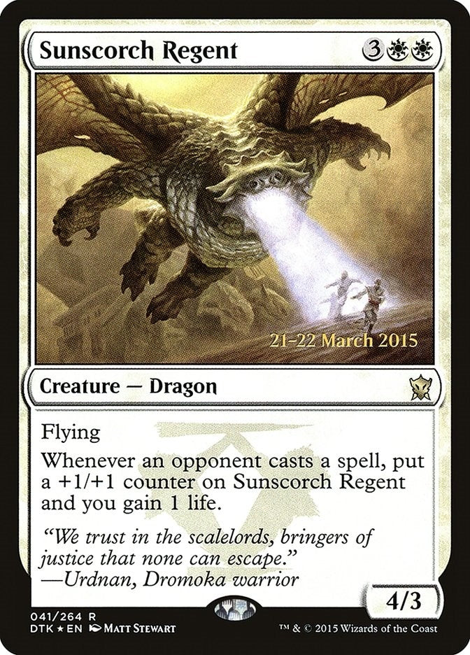 Sunscorch Regent (41) [PRE] - MTG Single