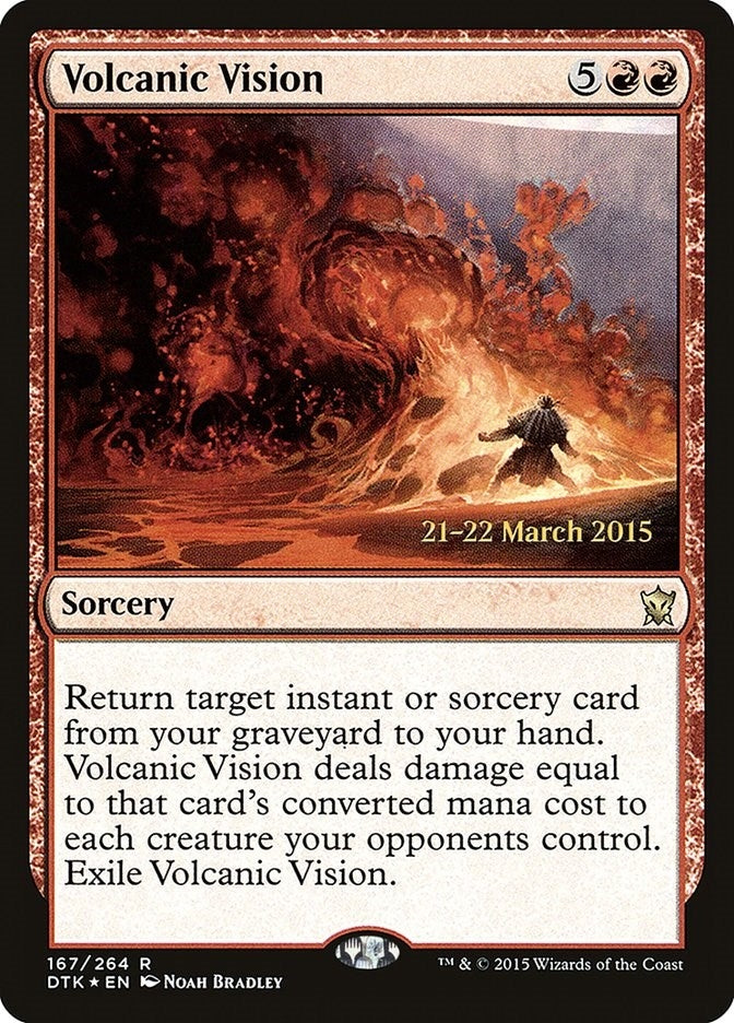 Volcanic Vision (167) [PRE] - MTG Single