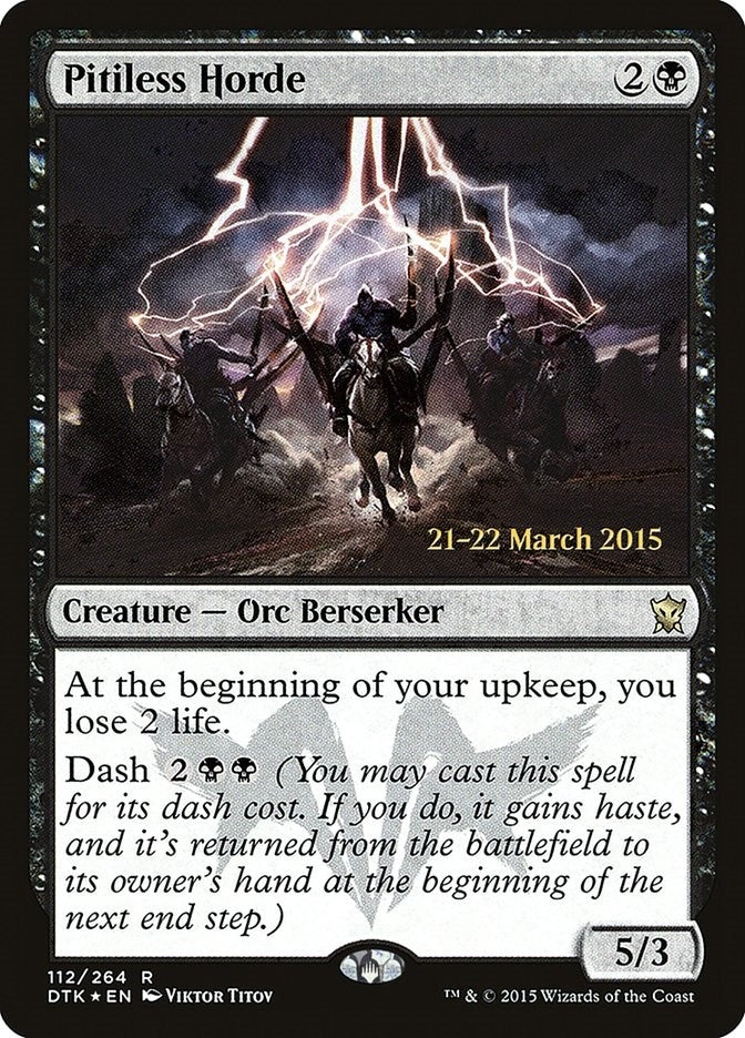 Pitiless Horde (112) [PRE] - MTG Single