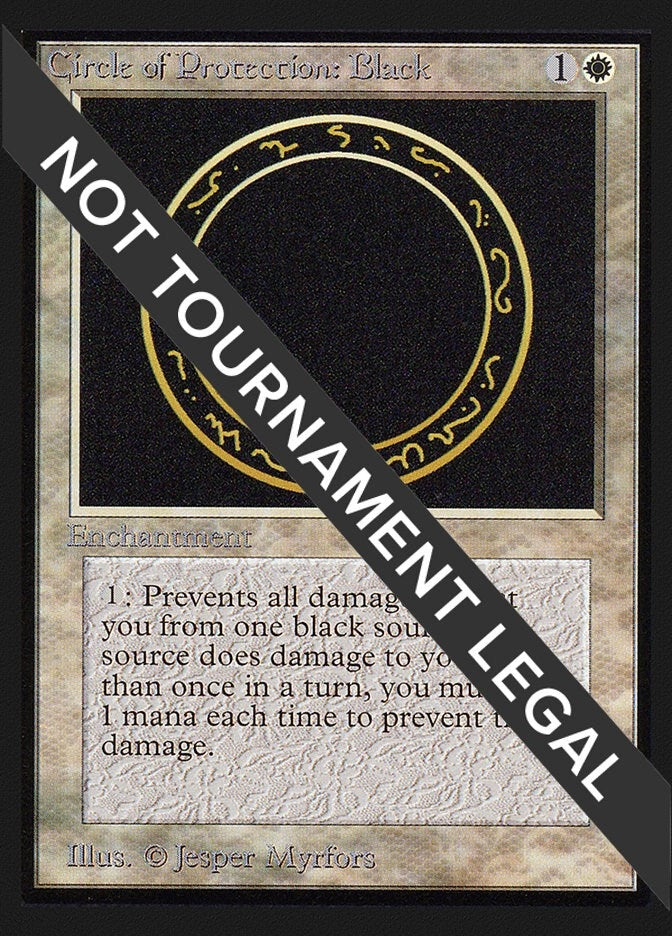 Circle of Protection: Black (IE) [IED] - MTG Single