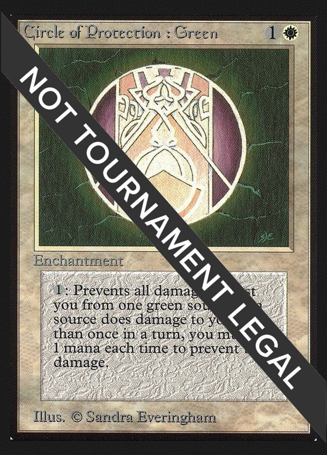 Circle of Protection: Green (IE) [IED] - MTG Single