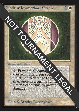 Circle of Protection: Green (IE) [IED] - MTG Single