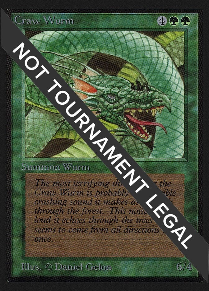 Craw Wurm (IE) [IED] - MTG Single