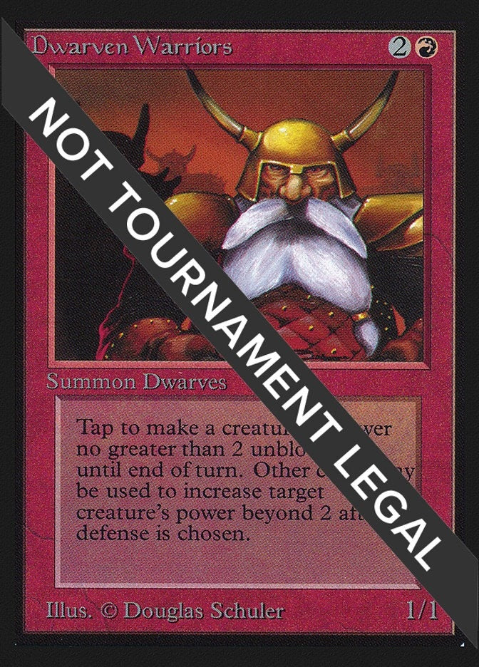Dwarven Warriors (IE) [IED] - MTG Single