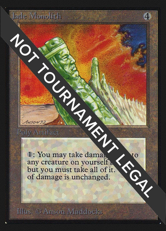 Jade Monolith (IE) [IED] - MTG Single
