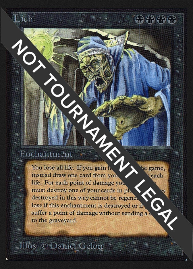 Lich (IE) [IED] - MTG Single