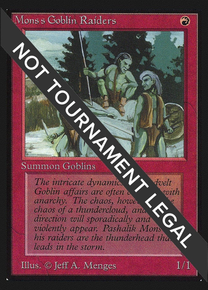 Mons’s Goblin Raiders (IE) [IED] - MTG Single