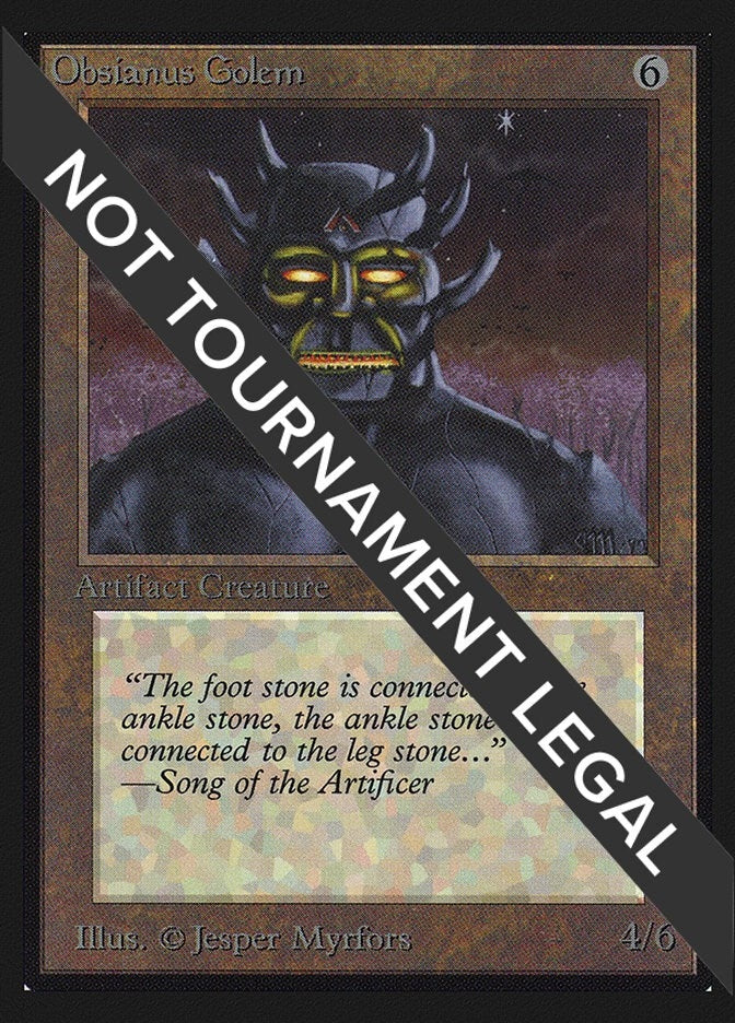 Obsianus Golem (IE) [IED] - MTG Single