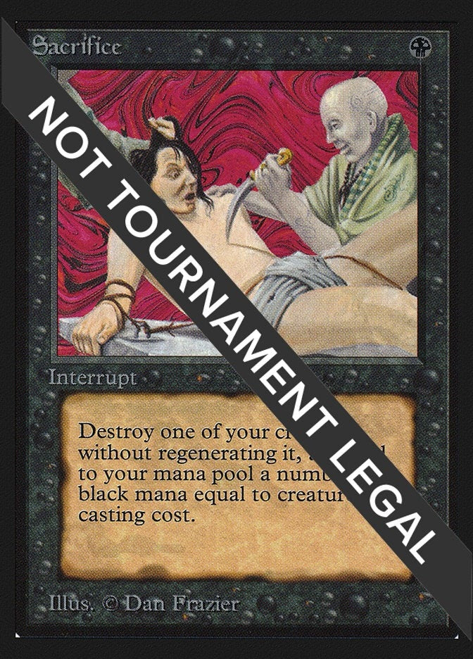 Sacrifice (IE) [IED] - MTG Single
