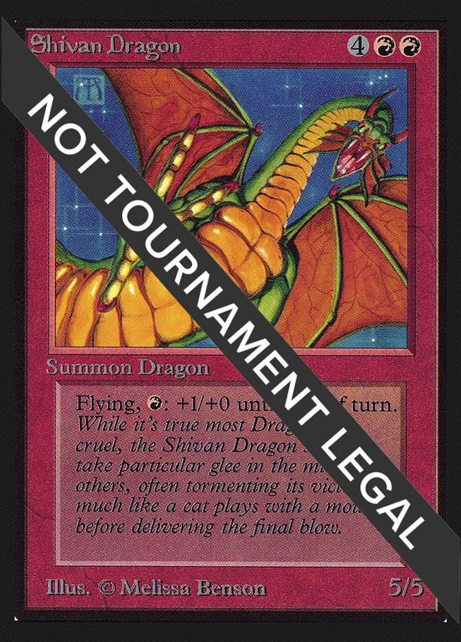 Shivan Dragon (IE) [IED] - MTG Single