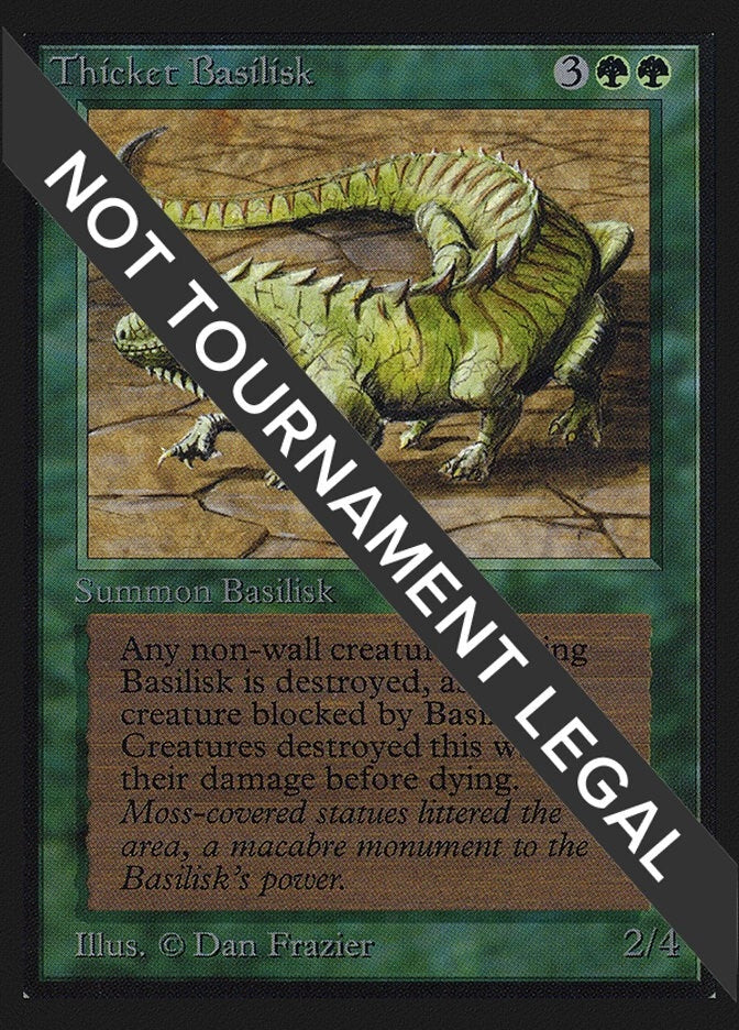 Thicket Basilisk (IE) [IED] - MTG Single