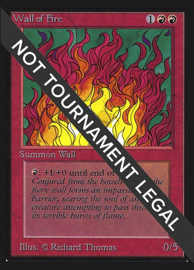 Wall of Fire (IE) [IED] - MTG Single