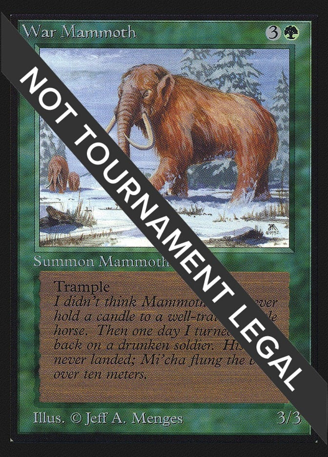 War Mammoth (IE) [IED] - MTG Single