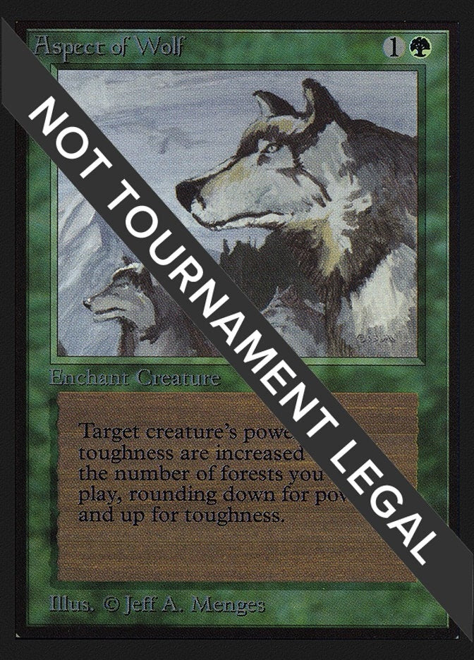 Aspect of Wolf (CE) [CED] - MTG Single