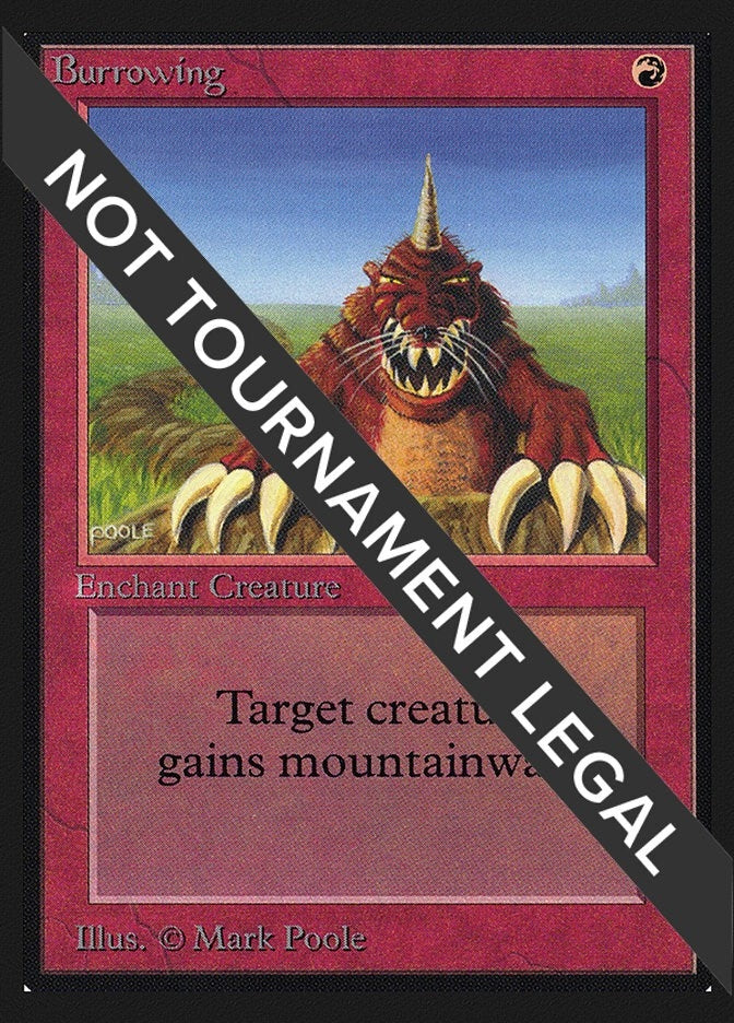 Burrowing (CE) [CED] - MTG Single