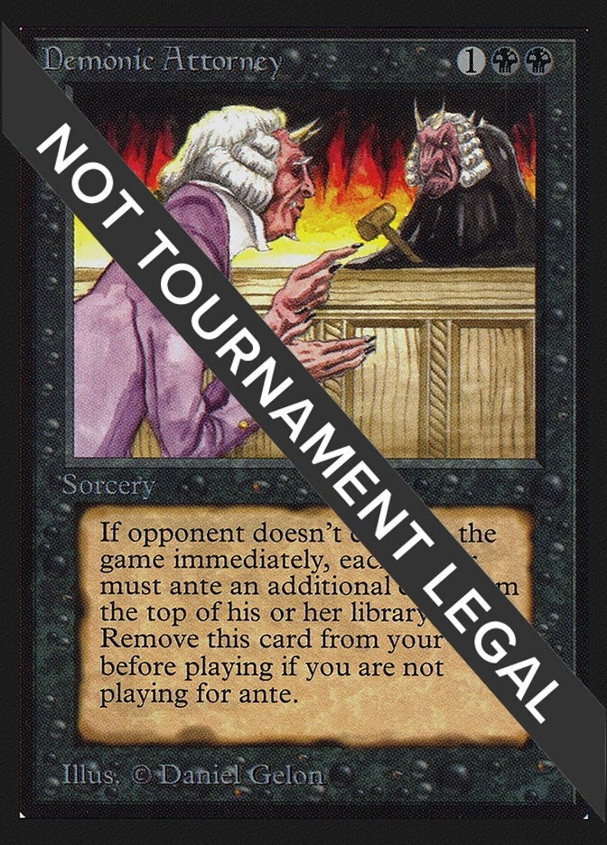 Demonic Attorney (CE) [CED] - MTG Single